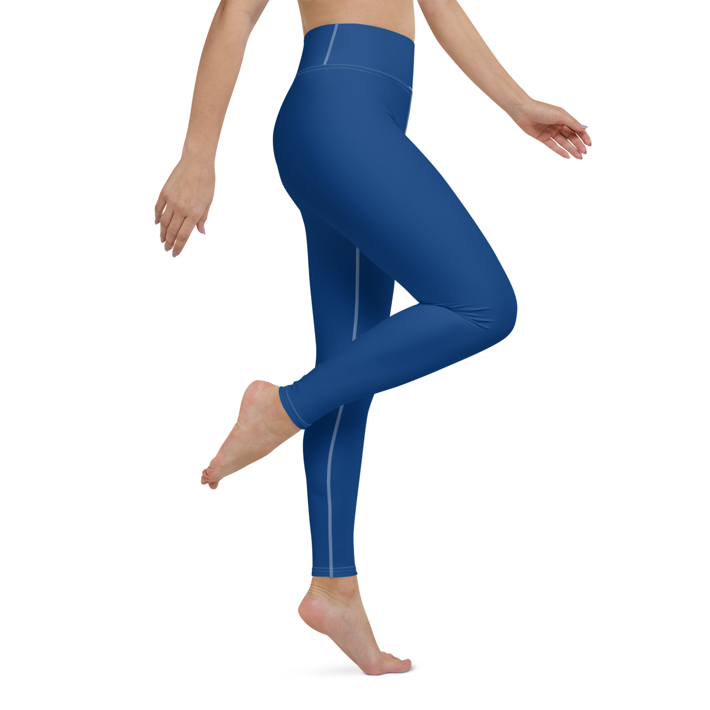 Michigan Upper Peninsula Yoga Leggings (w/ UP Outline) | Dearborn Blue