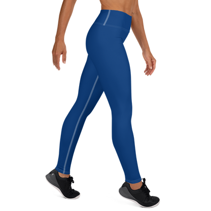 Michigan Upper Peninsula Yoga Leggings (w/ UP Outline) | Dearborn Blue