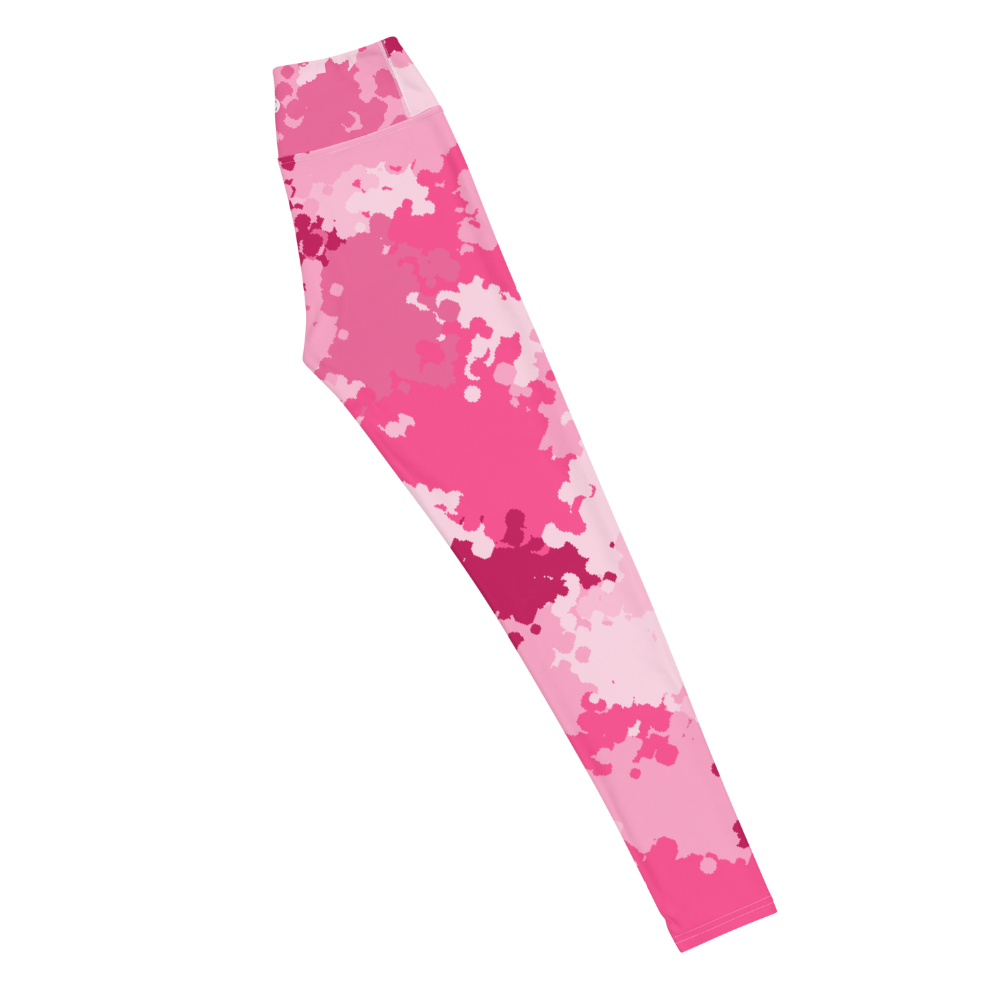 Michigan Upper Peninsula Yoga Leggings (w/ UP Outline) | Pink Camo