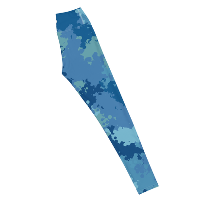 Michigan Upper Peninsula Yoga Leggings (w/ UP Outline) | Great Lakes Camo