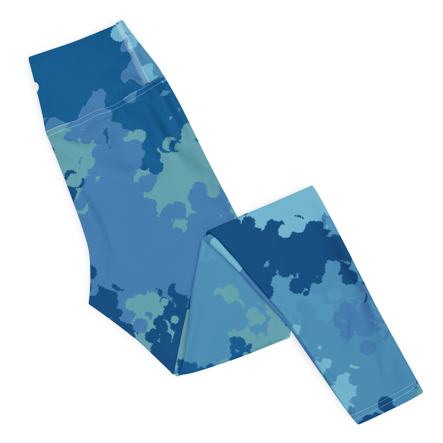 Michigan Upper Peninsula Yoga Leggings (w/ UP Outline) | Great Lakes Camo