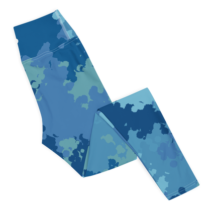 Michigan Upper Peninsula Yoga Leggings (w/ UP Outline) | Great Lakes Camo