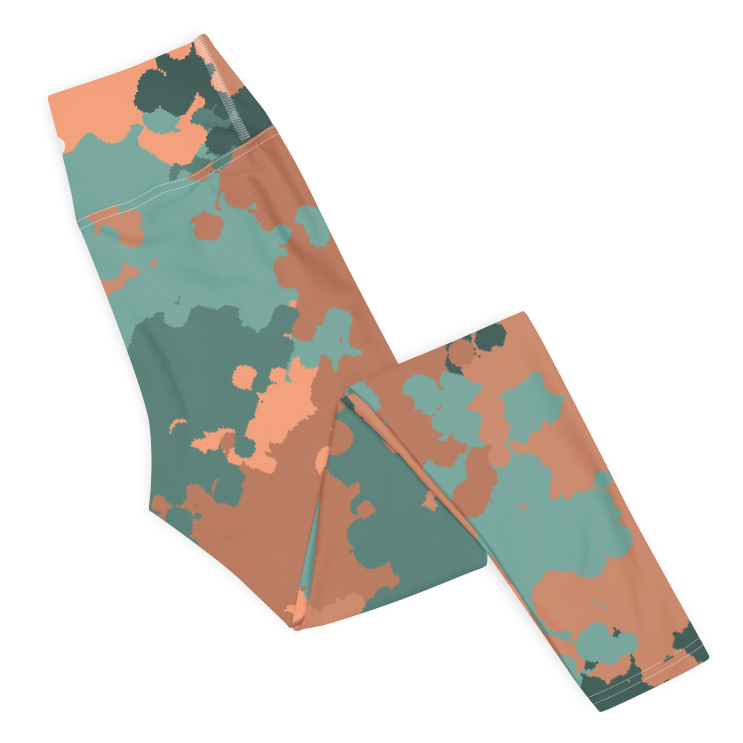 Michigan Upper Peninsula Yoga Leggings (w/ UP Outline) | Copper County Camo