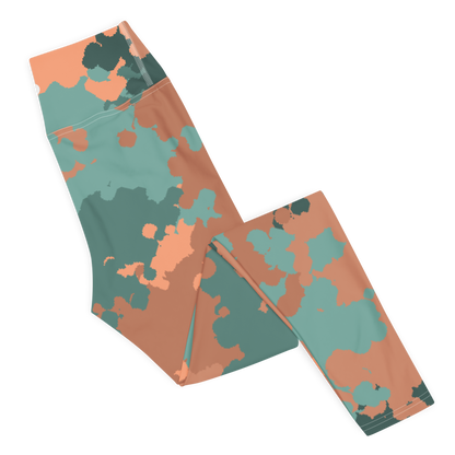 Michigan Upper Peninsula Yoga Leggings (w/ UP Outline) | Copper County Camo