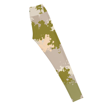 Michigan Upper Peninsula Yoga Leggings (w/ UP Outline) | Rosy Mound Camo