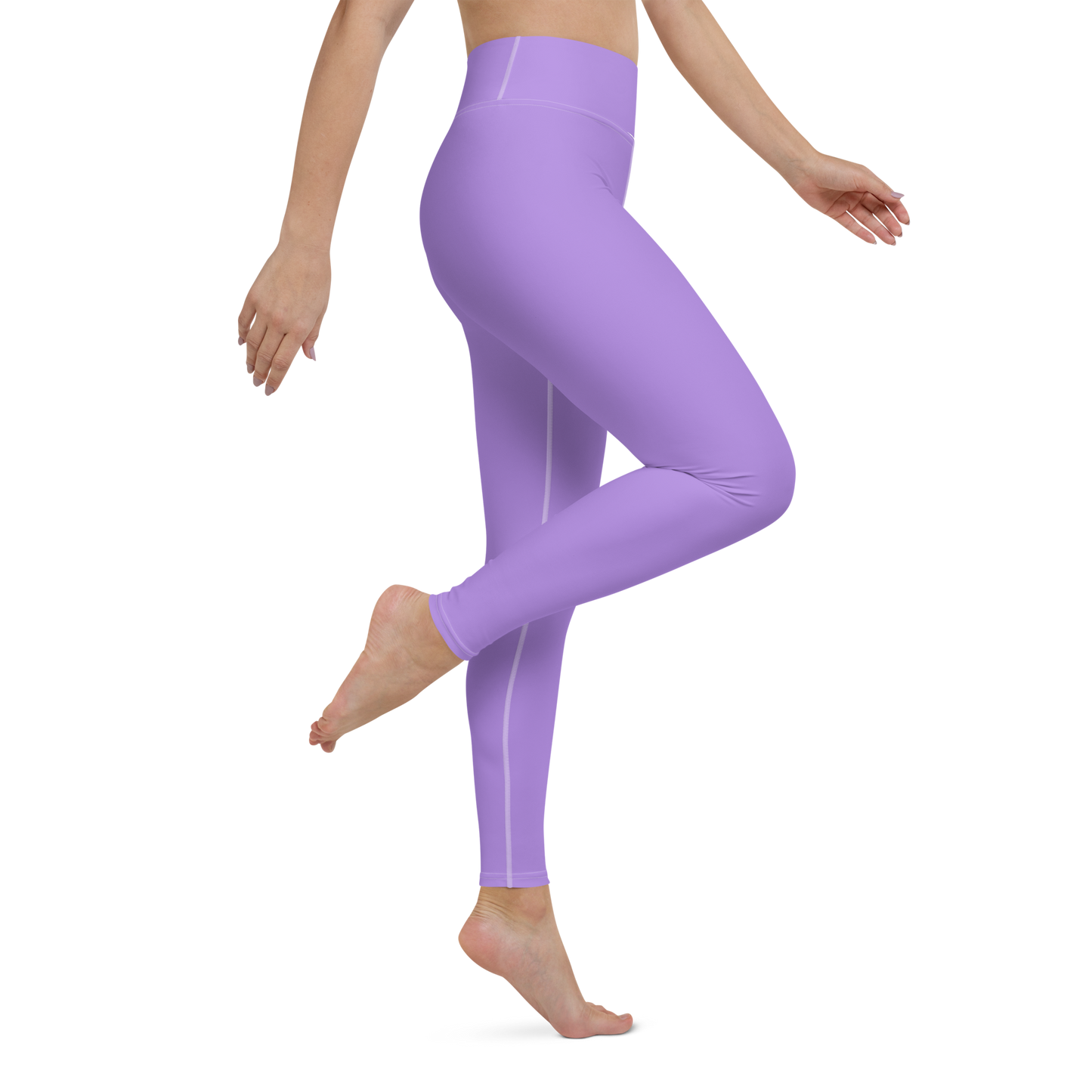 Michigan Upper Peninsula Yoga Leggings (w/ UP Outline) | Lavender