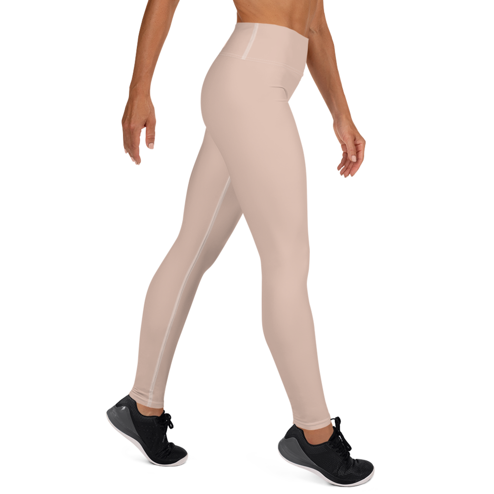 Michigan Upper Peninsula Yoga Leggings (w/ UP Outline) | Rose Gold