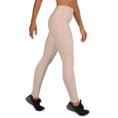 Michigan Upper Peninsula Yoga Leggings (w/ UP Outline) | Rose Gold