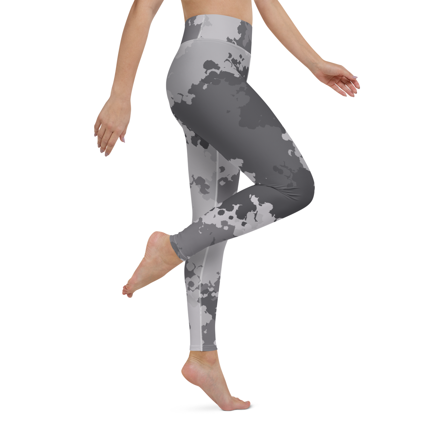 Michigan Upper Peninsula Yoga Leggings (w/ UP USA Flag) | Iron Ore Camo