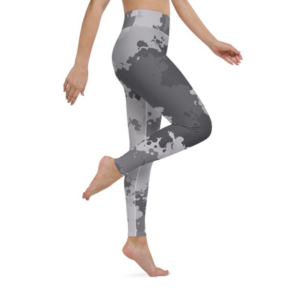 Michigan Upper Peninsula Yoga Leggings (w/ UP USA Flag) | Iron Ore Camo