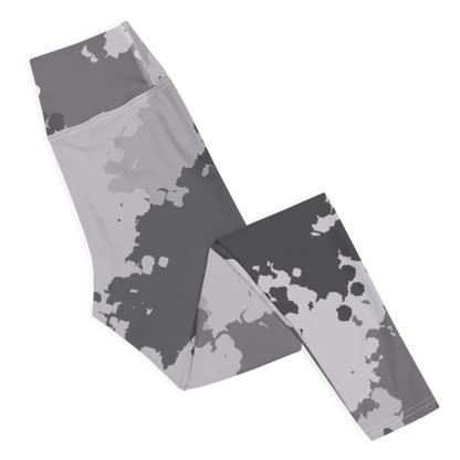 Michigan Upper Peninsula Yoga Leggings (w/ UP USA Flag) | Iron Ore Camo