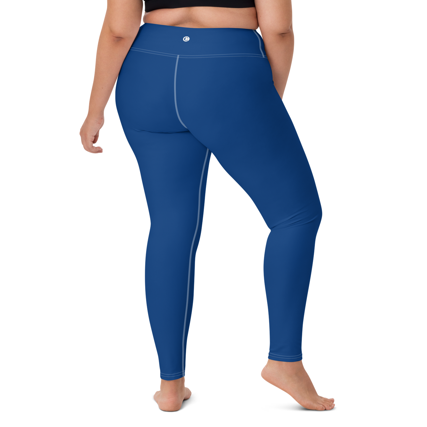 Michigan Upper Peninsula Yoga Leggings (w/ UP Outline) | Dearborn Blue