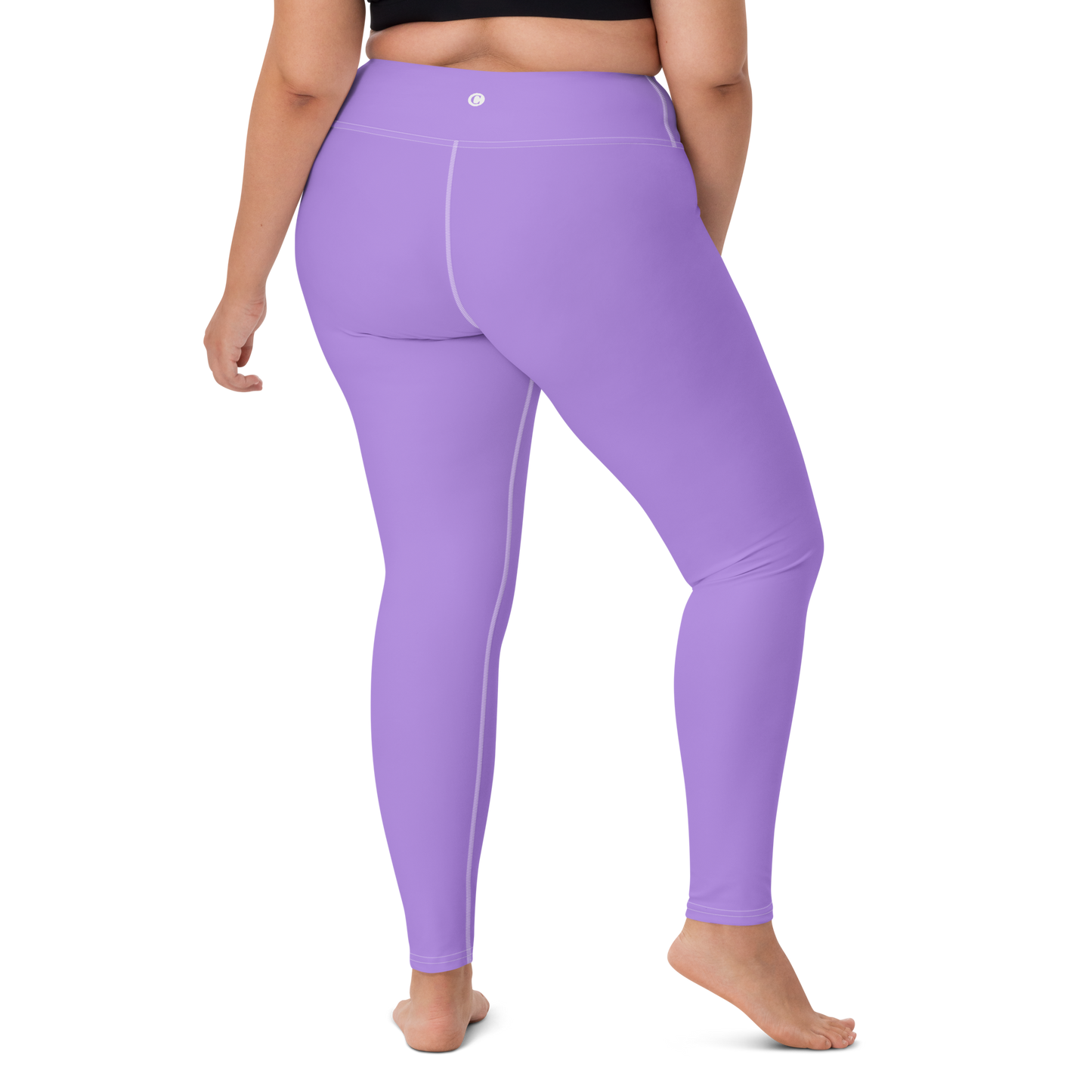 Michigan Upper Peninsula Yoga Leggings (w/ UP Outline) | Lavender