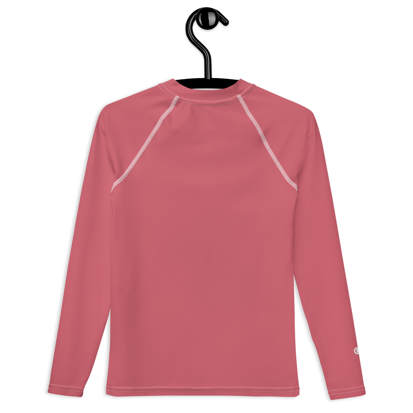 Michigan Upper Peninsula Rash Guard (w/ UP Outline) | Youth - Watermelon Pink