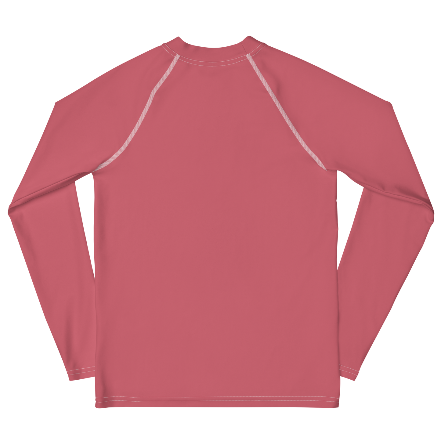 Michigan Upper Peninsula Rash Guard (w/ UP Outline) | Youth - Watermelon Pink