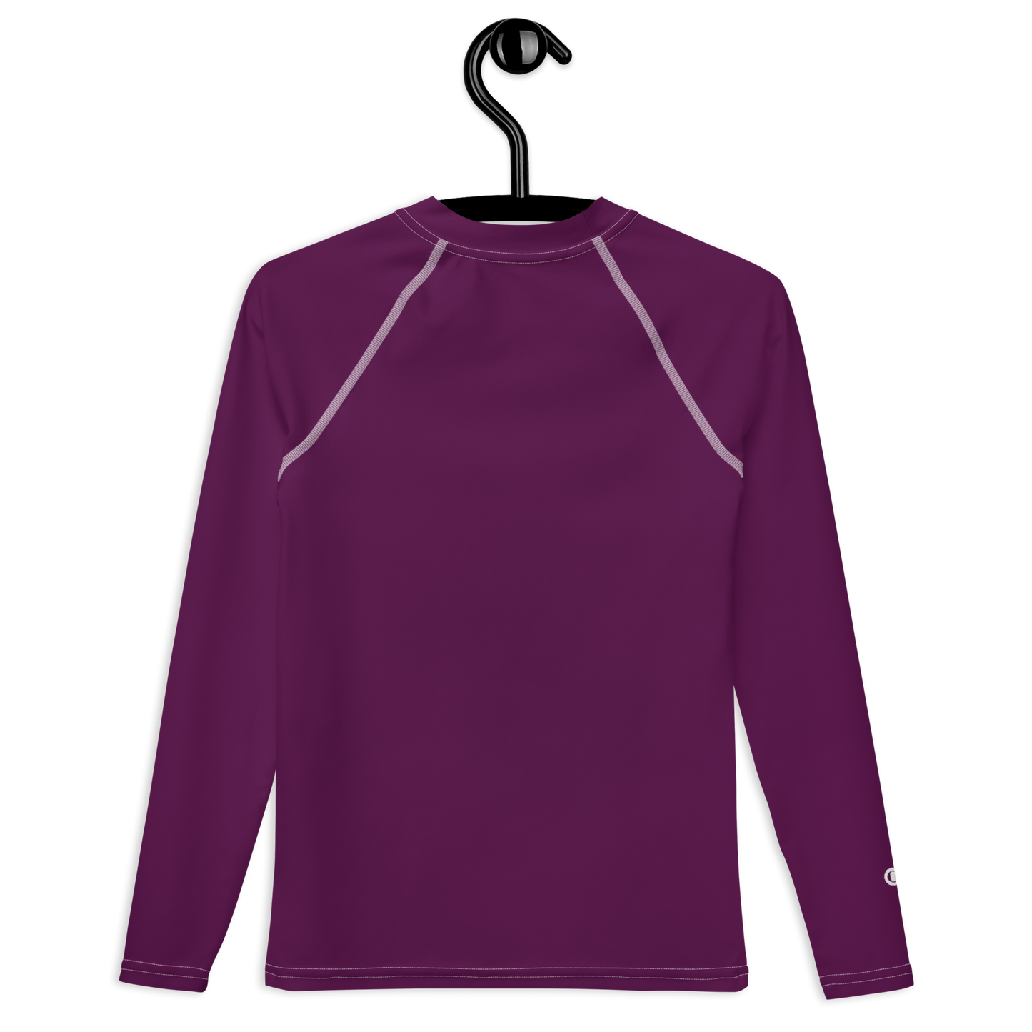 Michigan Upper Peninsula Rash Guard (w/ UP Outline) | Youth - Tyrian Purple