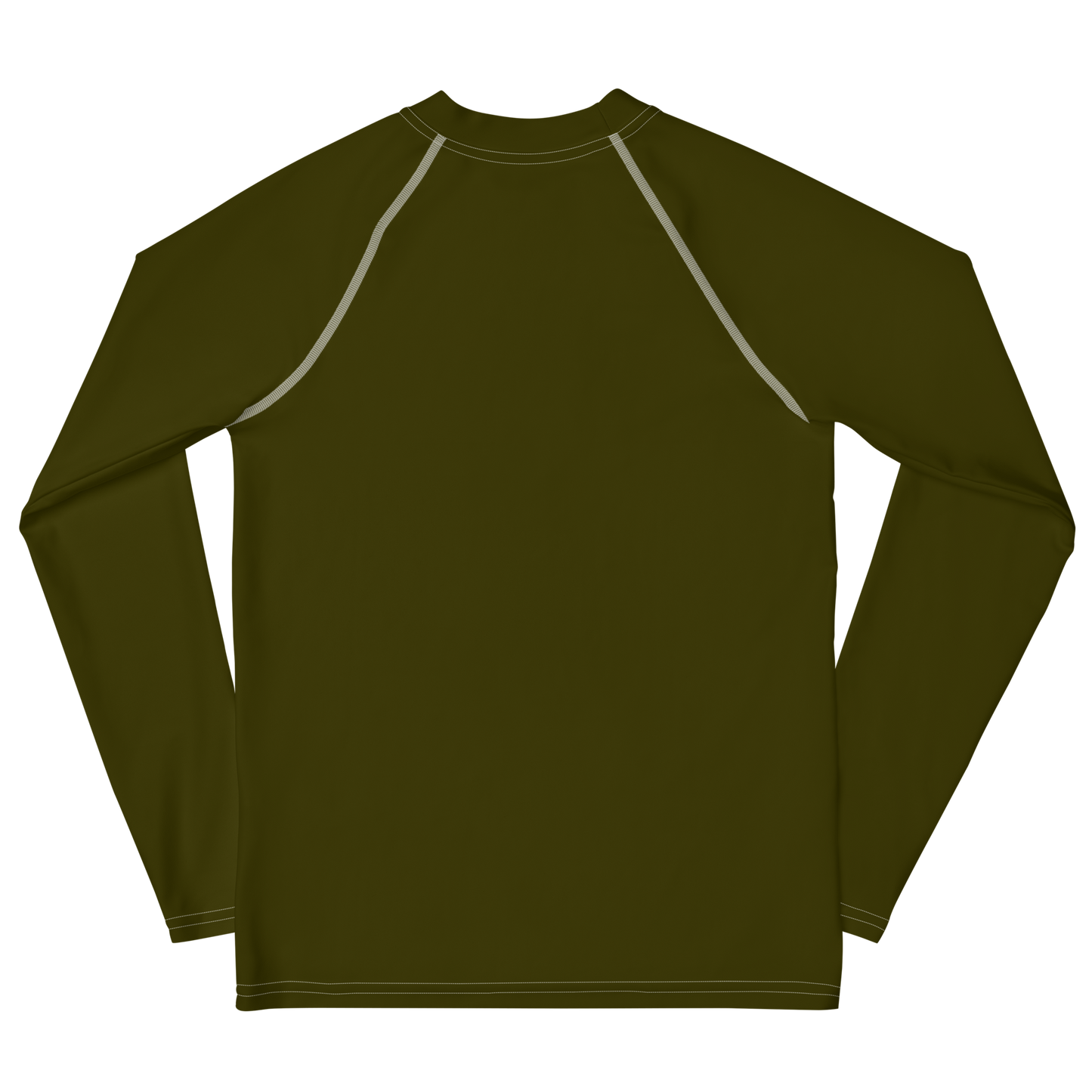 Michigan Upper Peninsula Rash Guard (w/ UP Outline) | Youth - Military Green