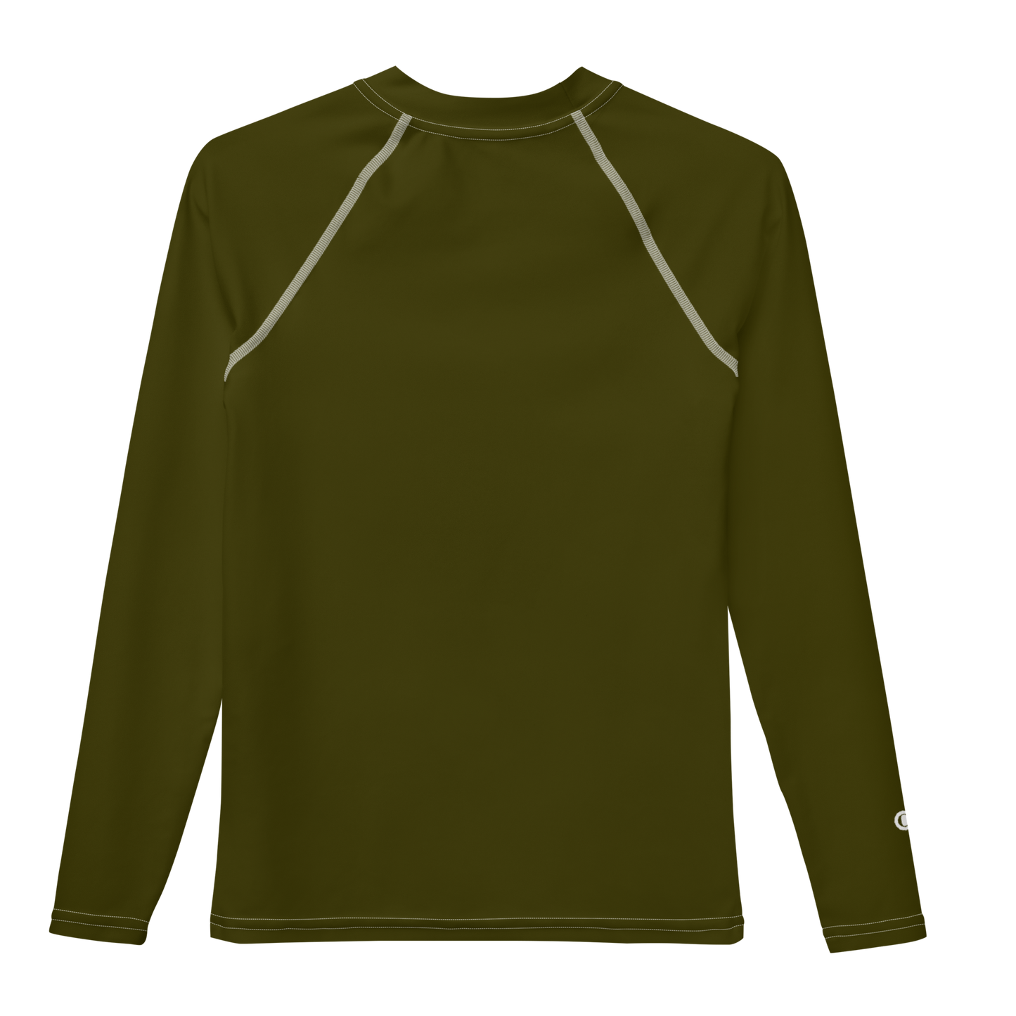 Michigan Upper Peninsula Rash Guard (w/ UP Outline) | Youth - Military Green