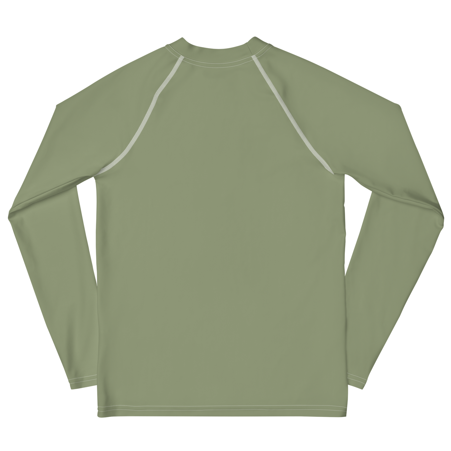 Michigan Upper Peninsula Rash Guard (w/ UP Outline) | Youth - Beachgrass Green