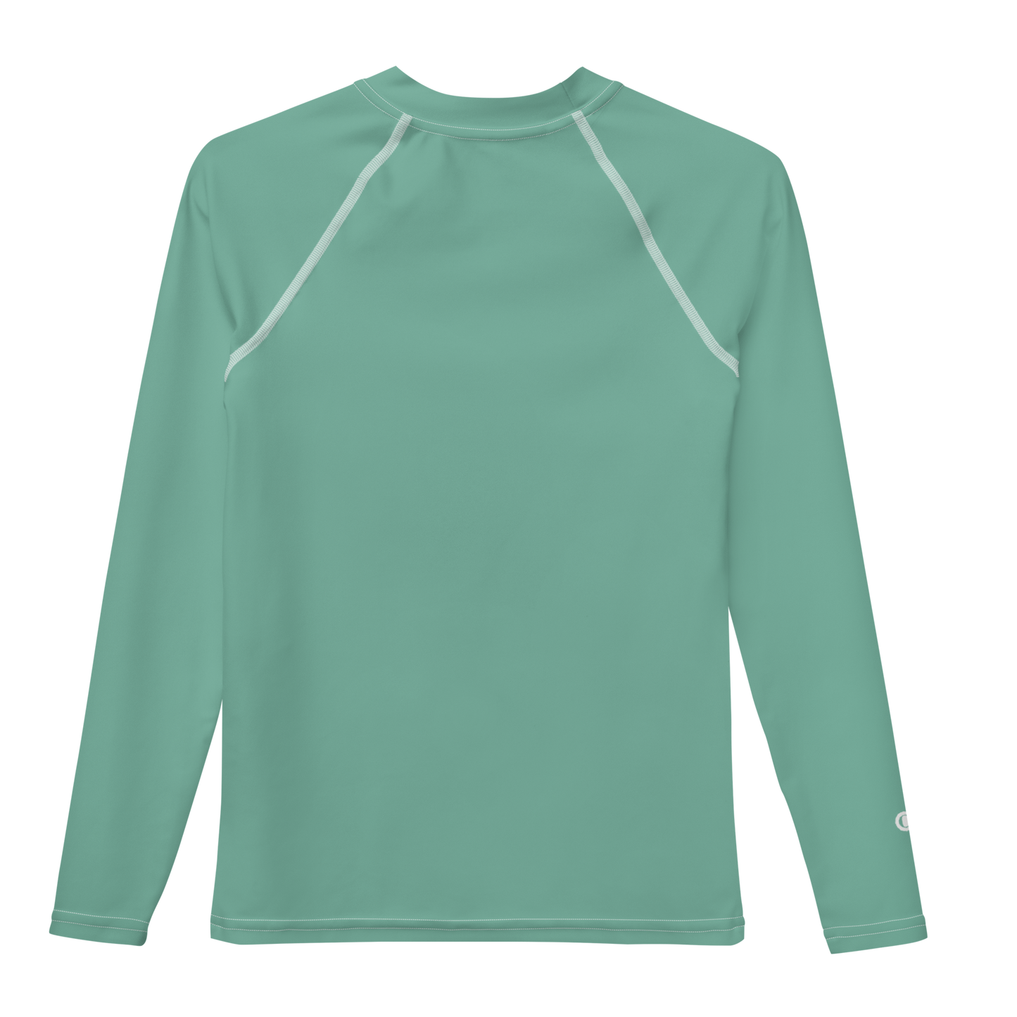 Michigan Upper Peninsula Rash Guard (w/ UP Outline) | Youth - Metallic Mint Green