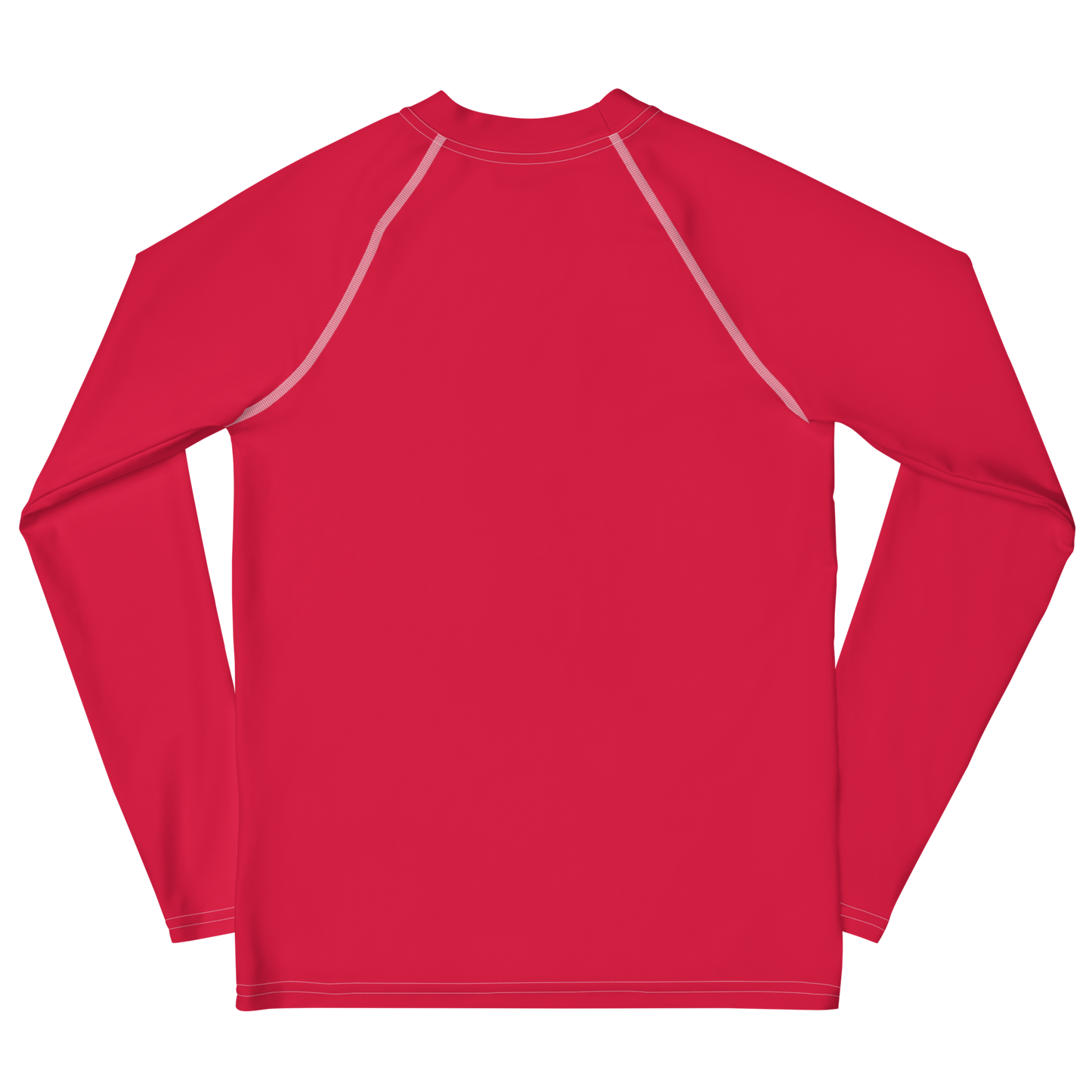 Michigan Upper Peninsula Rash Guard (w/ UP Outline) | Youth - Lighthouse Red