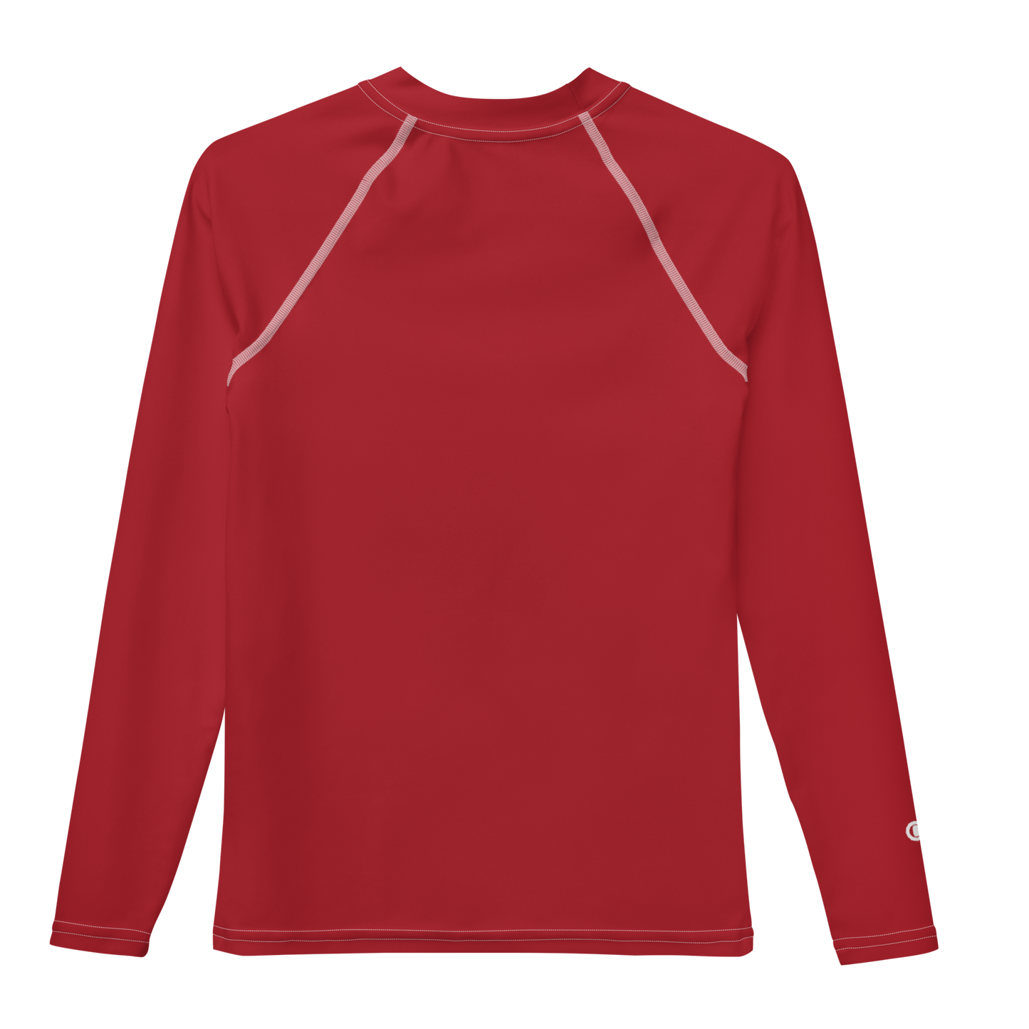 Michigan Upper Peninsula Rash Guard (w/ UP Outline) | Youth - Thimbleberry Red