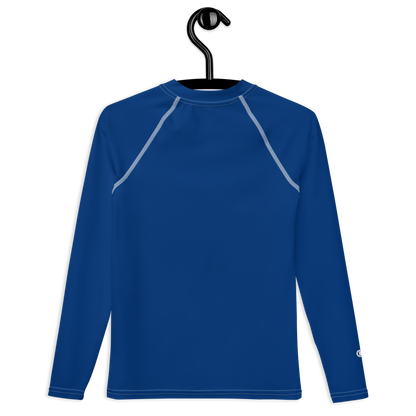 Michigan Upper Peninsula Rash Guard (w/ UP Outline) | Youth - Dearborn Blue