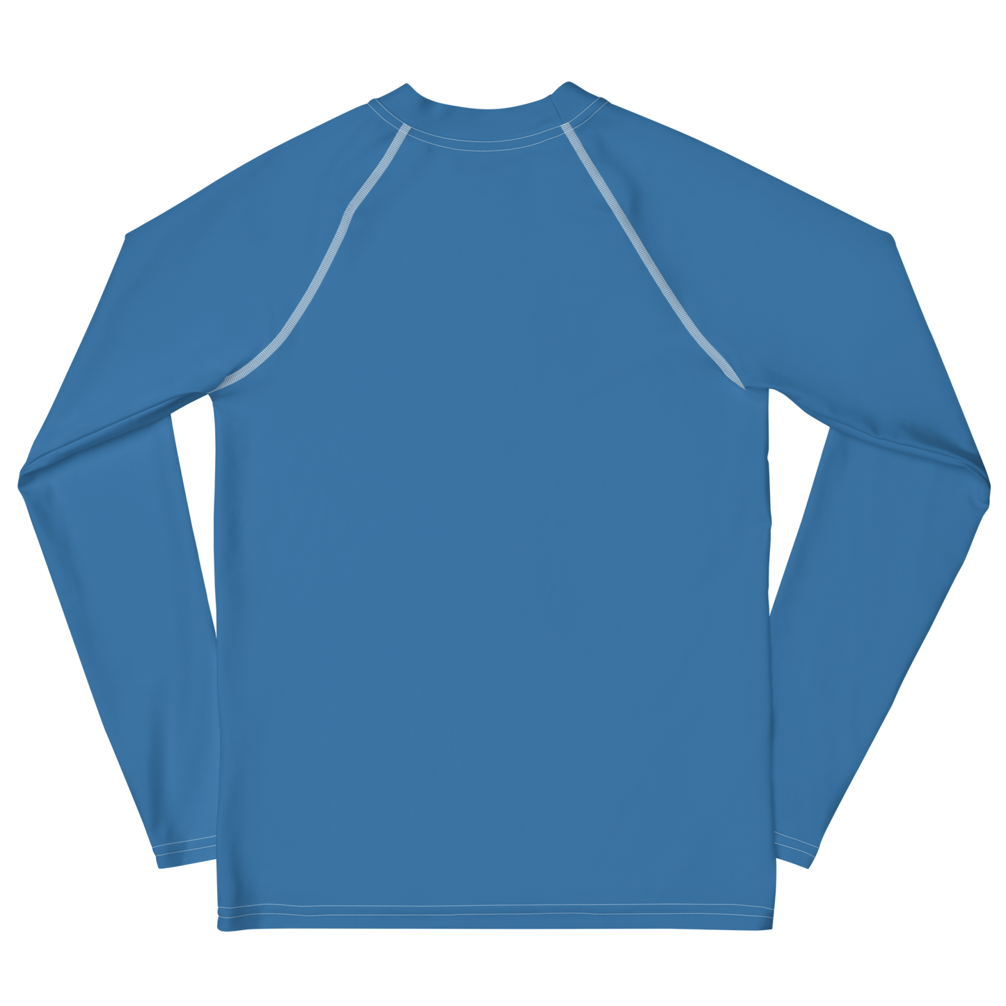 Michigan Upper Peninsula Rash Guard (w/ UP Outline) | Youth - Lake Superior Blue