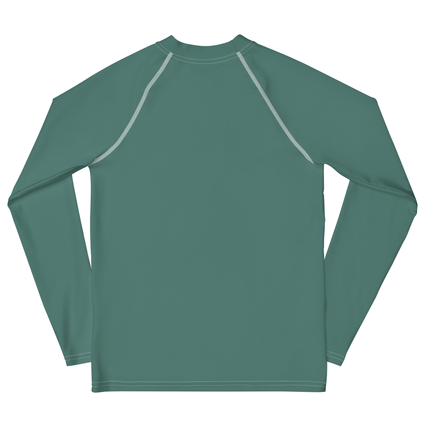 Michigan Upper Peninsula Rash Guard (w/ UP Outline) | Youth - Copper Green