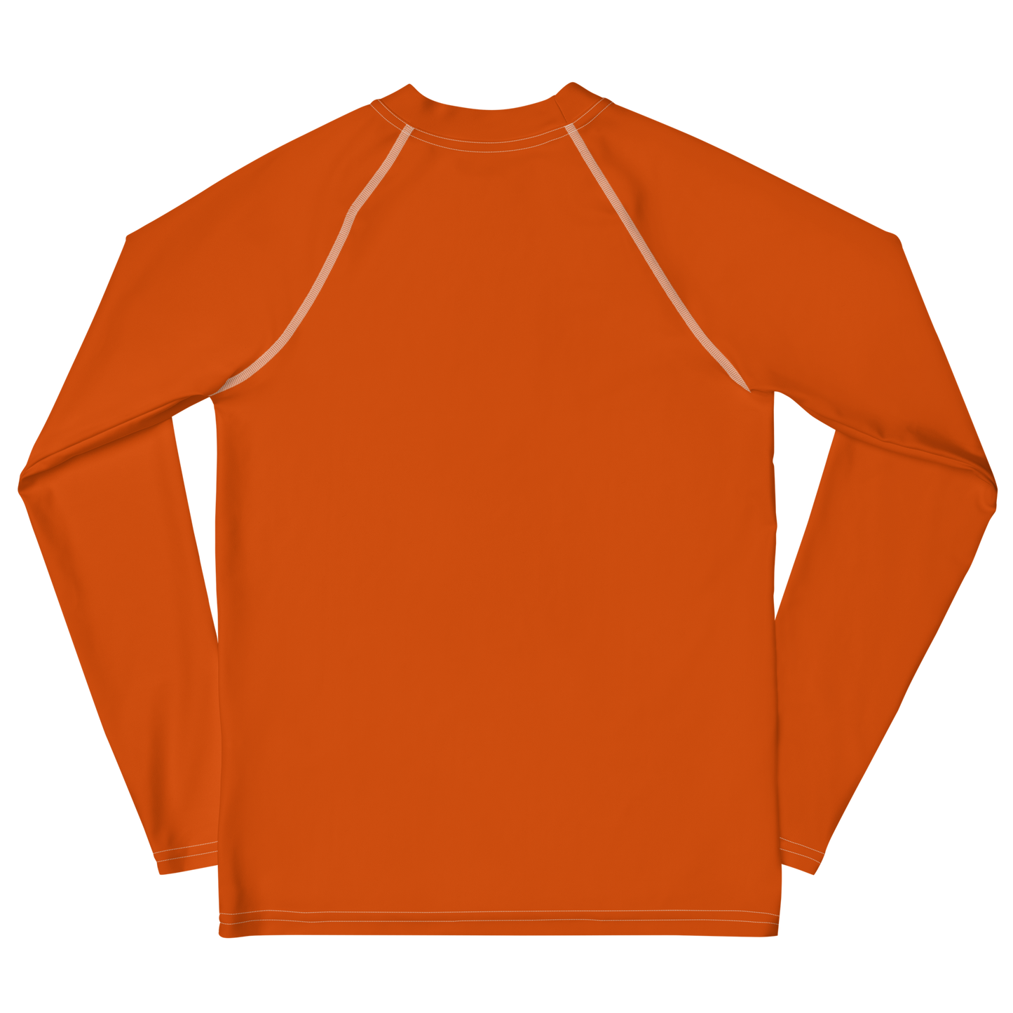 Michigan Upper Peninsula Rash Guard (w/ UP Outline) | Youth - Maple Leaf Orange