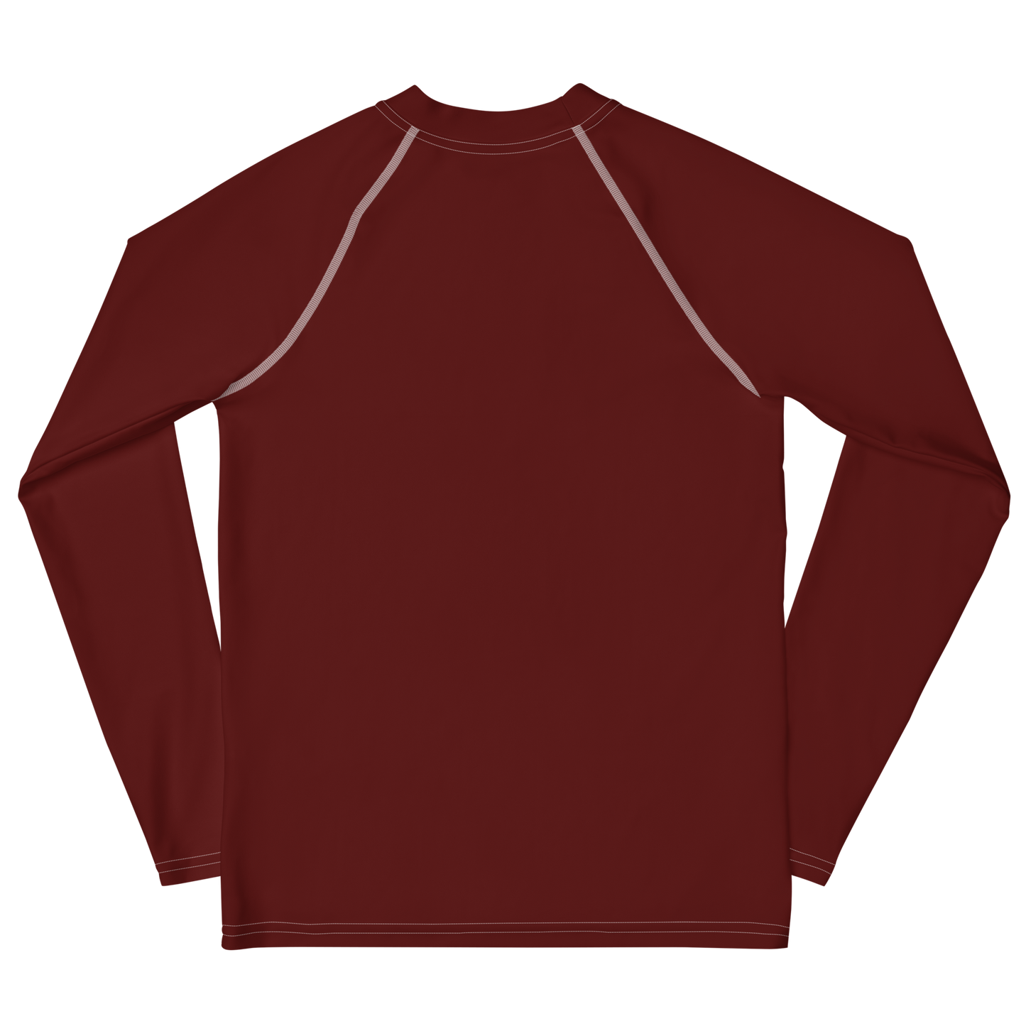 Michigan Upper Peninsula Rash Guard (w/ UP Outline) | Youth - Cherrywood Color