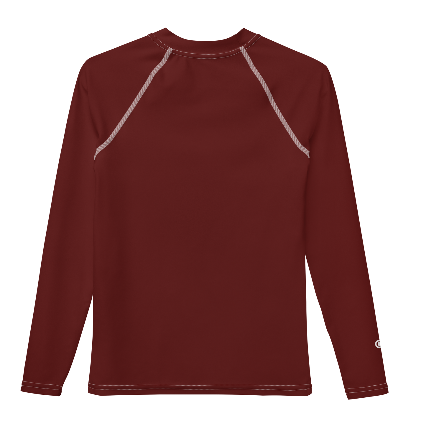 Michigan Upper Peninsula Rash Guard (w/ UP Outline) | Youth - Cherrywood Color