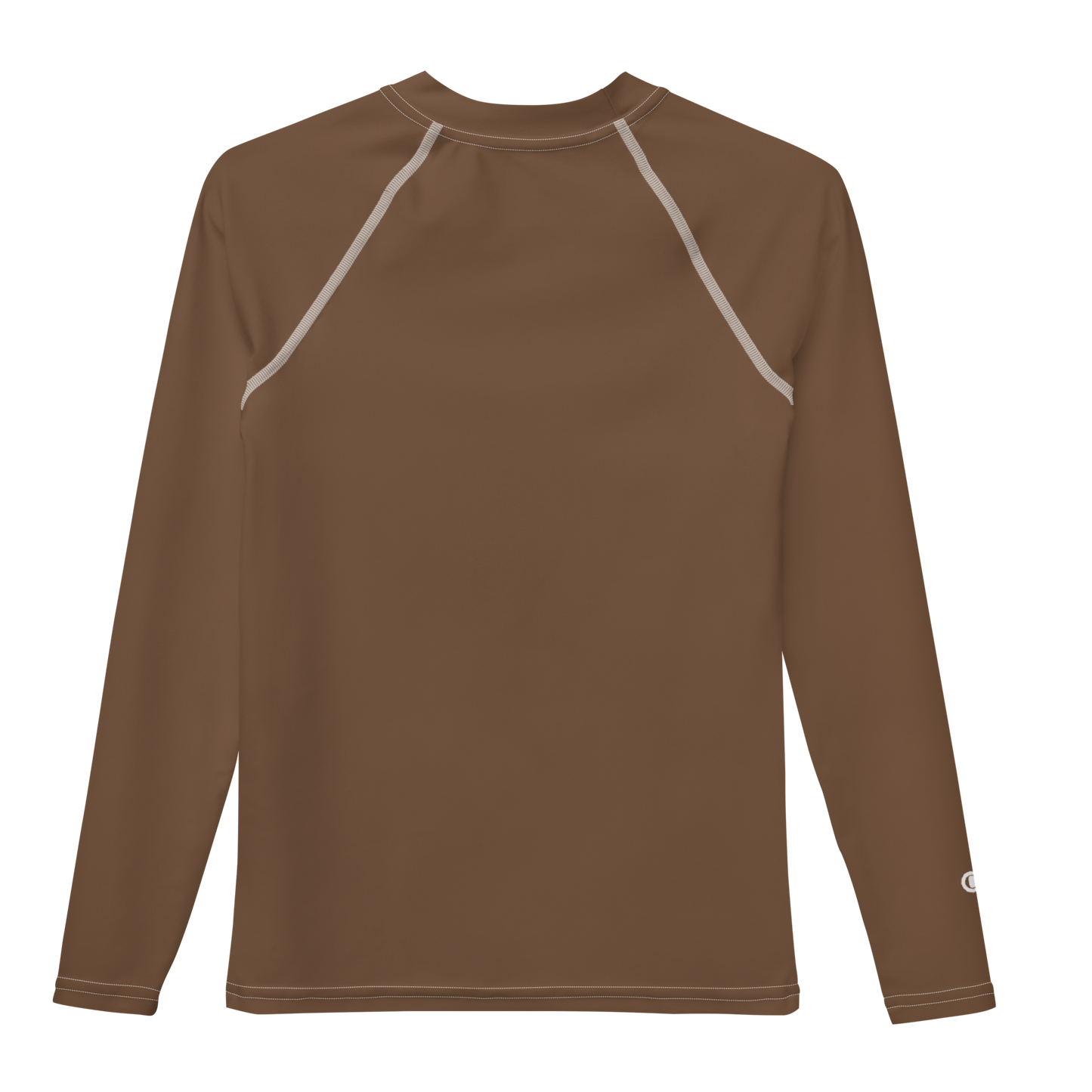 Michigan Upper Peninsula Rash Guard (w/ UP Outline) | Youth - Coffee Color