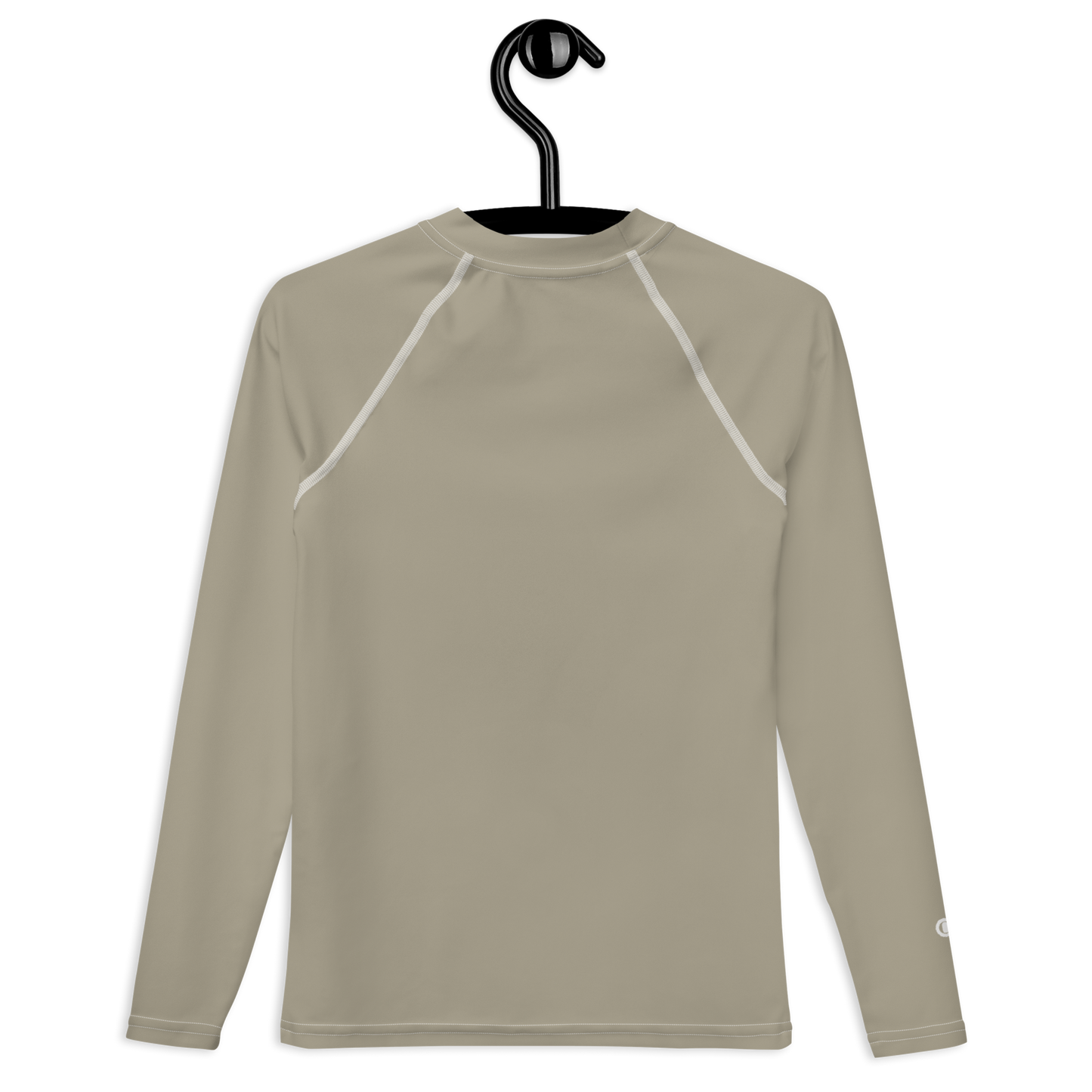 Michigan Upper Peninsula Rash Guard (w/ UP Outline) | Youth - Petoskey Stone Beige