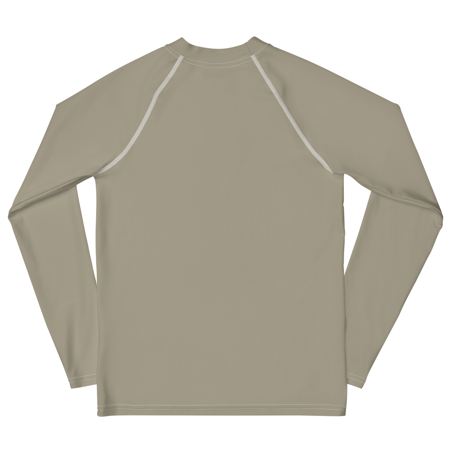 Michigan Upper Peninsula Rash Guard (w/ UP Outline) | Youth - Petoskey Stone Beige