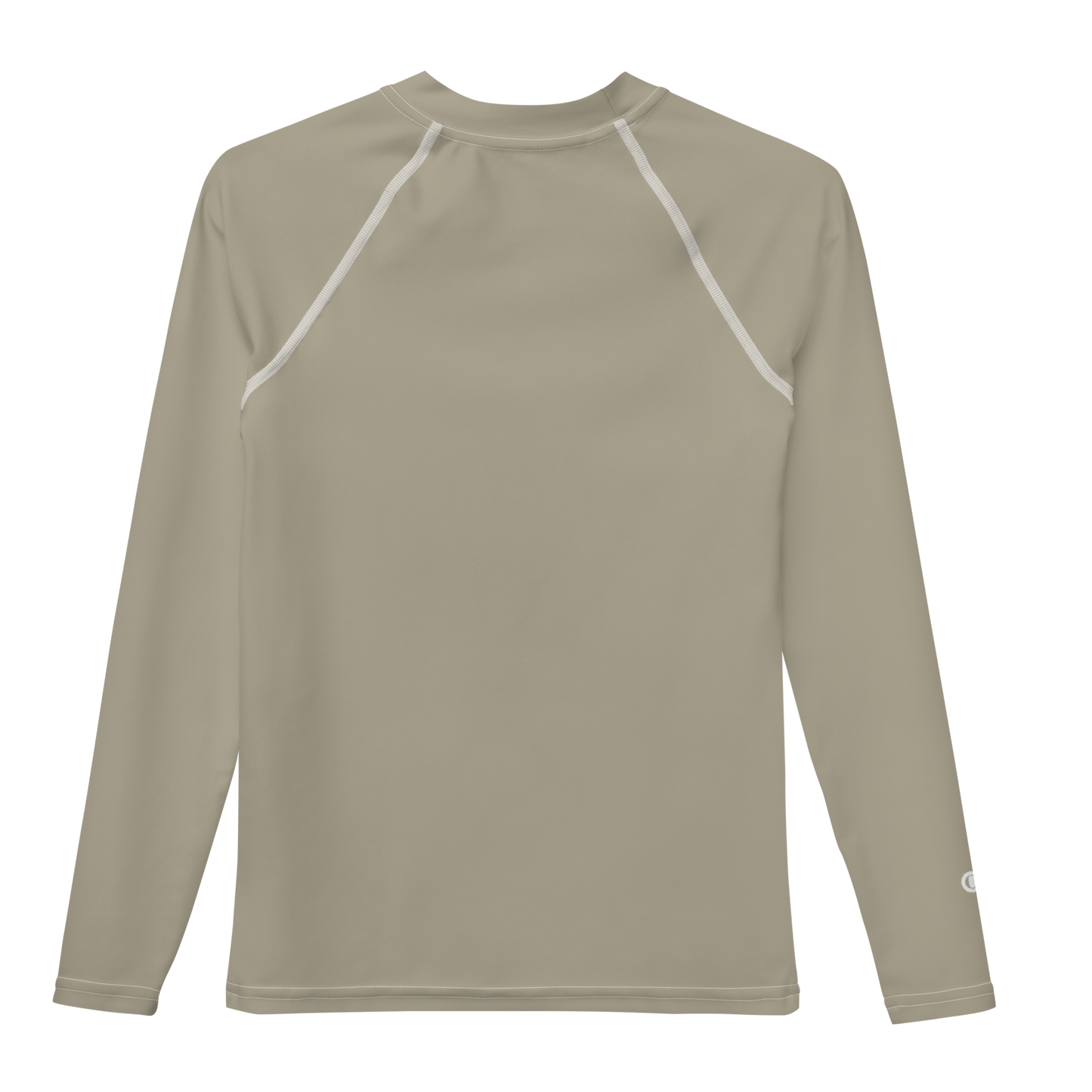 Michigan Upper Peninsula Rash Guard (w/ UP Outline) | Youth - Petoskey Stone Beige