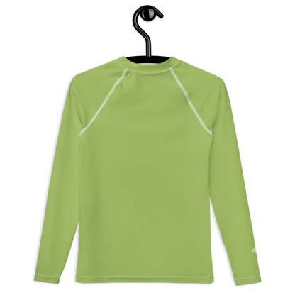 Michigan Upper Peninsula Rash Guard (w/ UP Outline) | Youth - Gooseberry Green