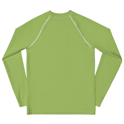 Michigan Upper Peninsula Rash Guard (w/ UP Outline) | Youth - Gooseberry Green