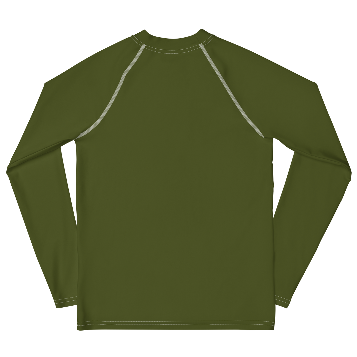 Michigan Upper Peninsula Rash Guard (w/ UP Outline) | Youth - Army Green