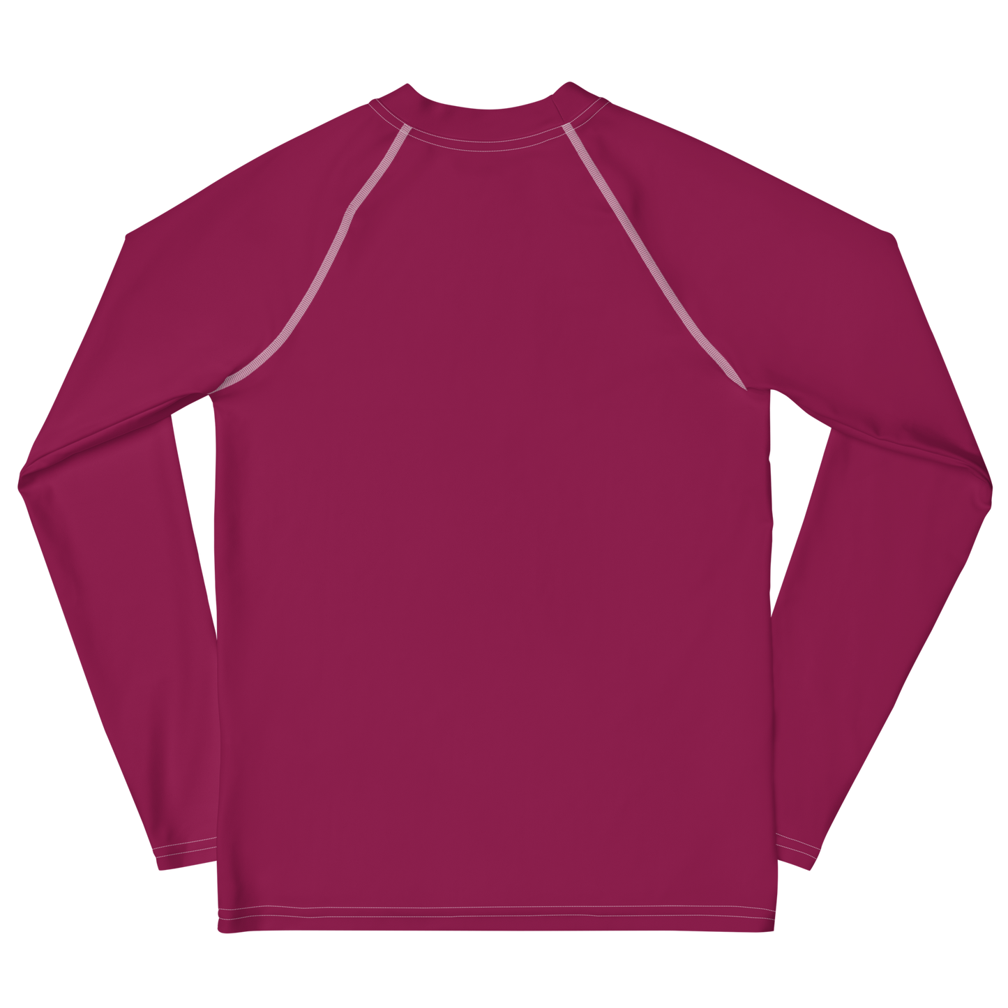 Michigan Upper Peninsula Rash Guard (w/ UP Outline) | Youth - Ruby Red