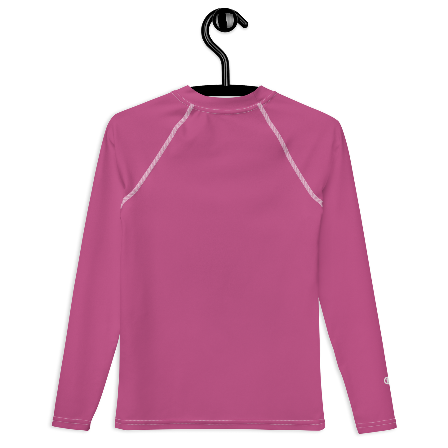 Michigan Upper Peninsula Rash Guard (w/ UP Outline) | Youth - Apple Blossom Pink