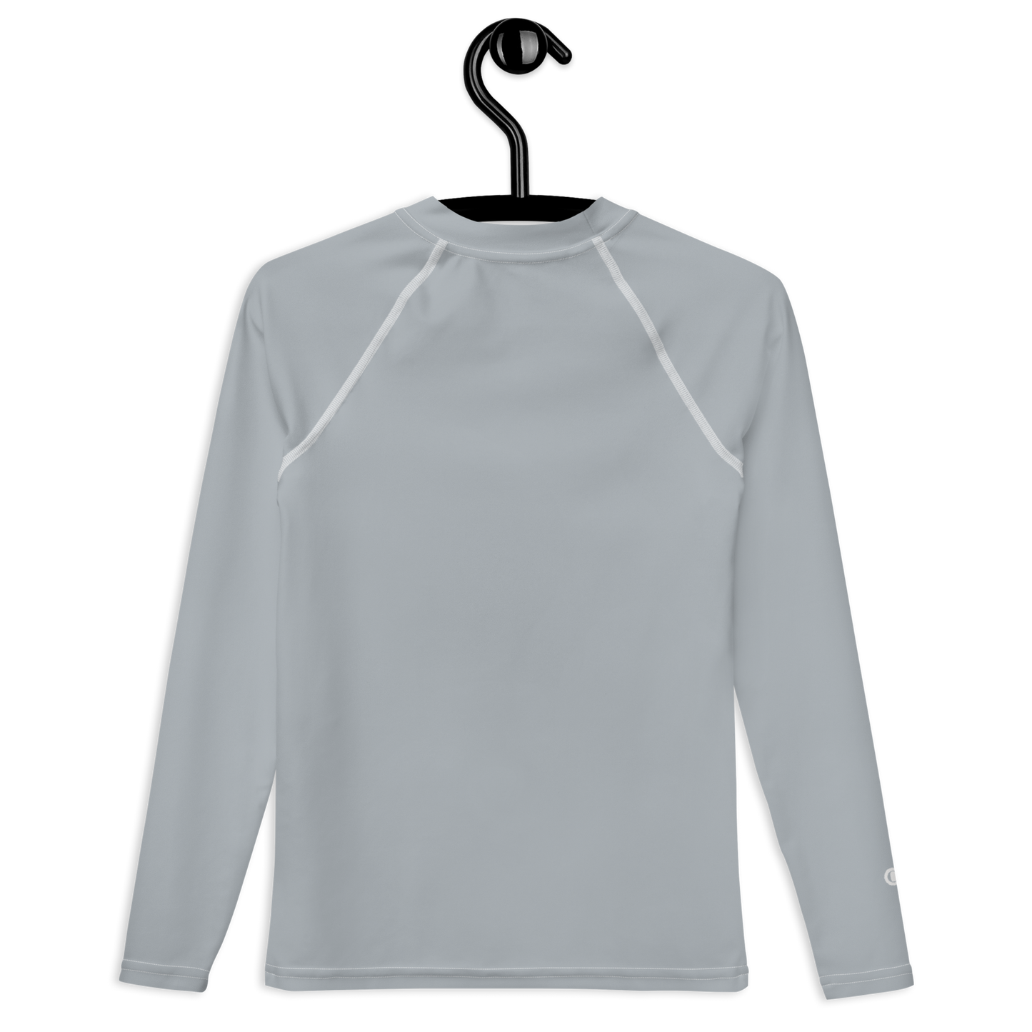 Michigan Upper Peninsula Rash Guard (w/ UP Outline) | Youth - Silver