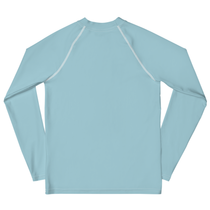 Michigan Upper Peninsula Rash Guard (w/ UP Outline) | Youth - '58 Caddie Blue