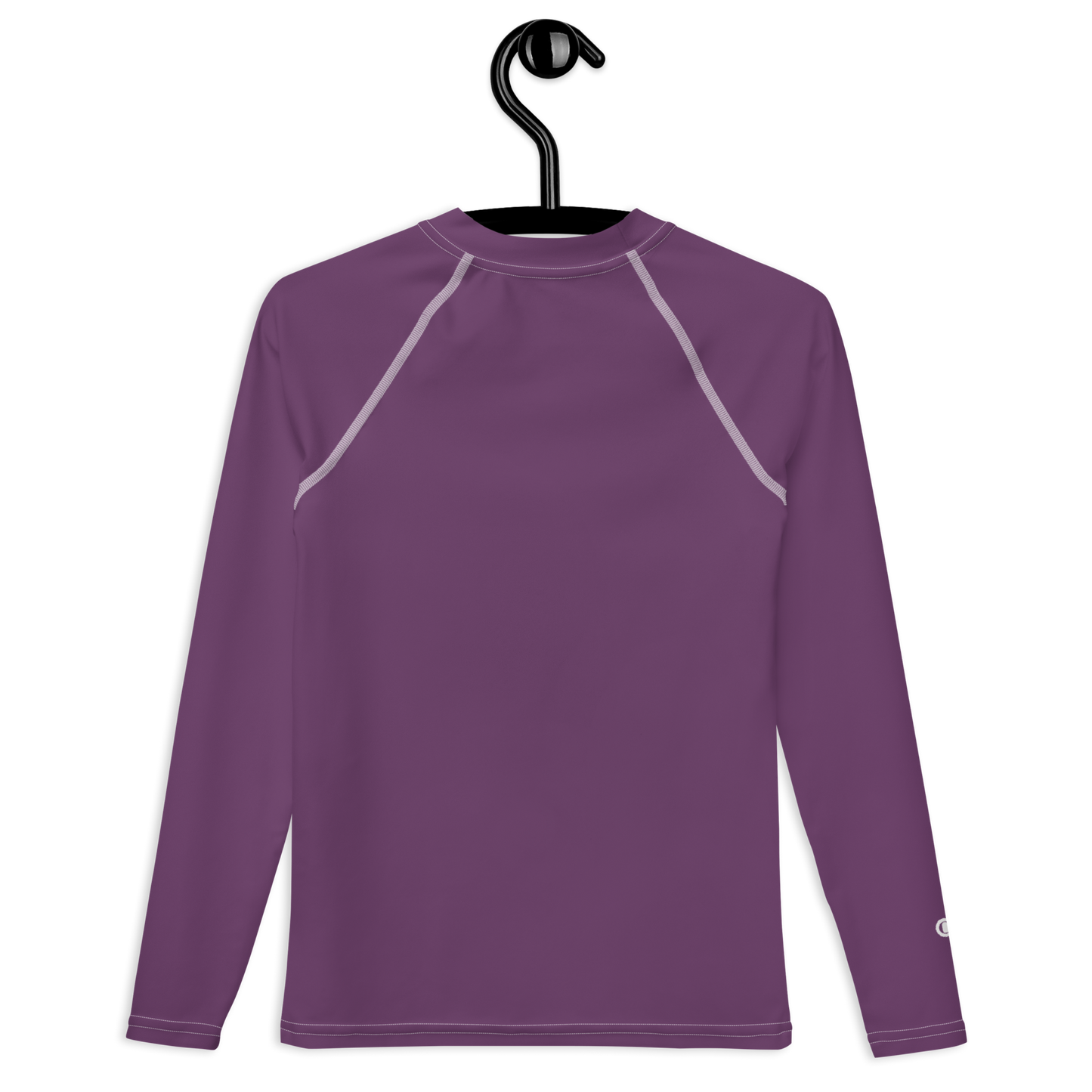 Michigan Upper Peninsula Rash Guard (w/ UP Outline) | Youth - Plum