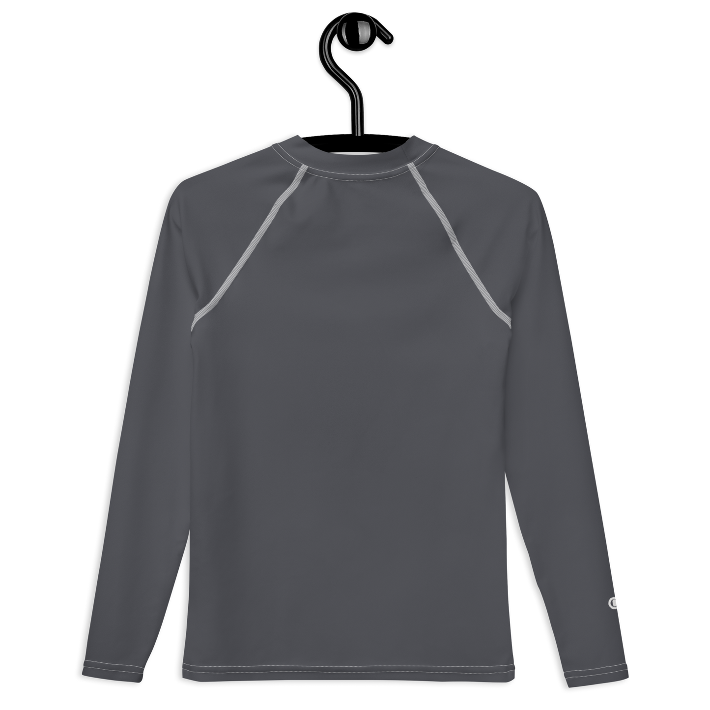 Michigan Upper Peninsula Rash Guard (w/ UP Outline) | Youth - Iron Ore Grey