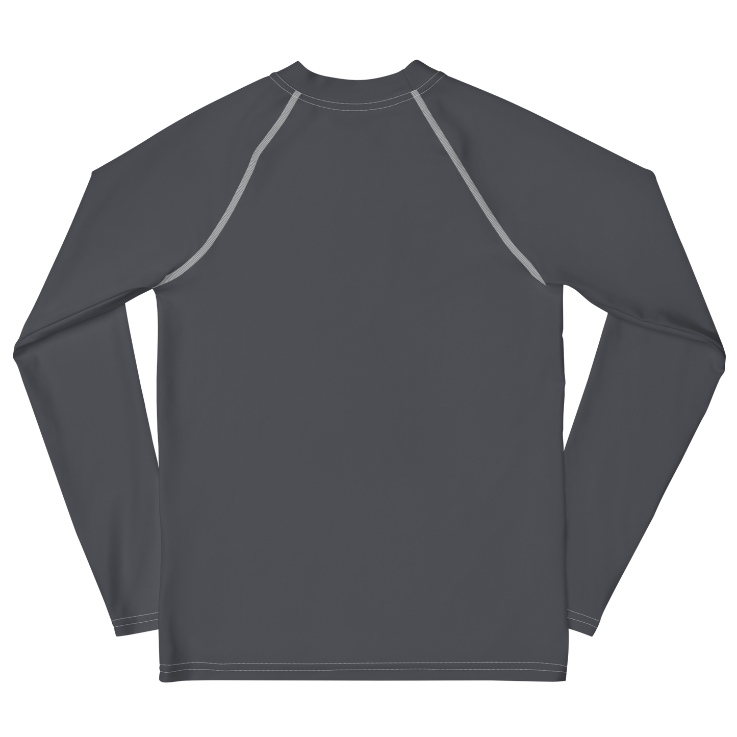 Michigan Upper Peninsula Rash Guard (w/ UP Outline) | Youth - Iron Ore Grey