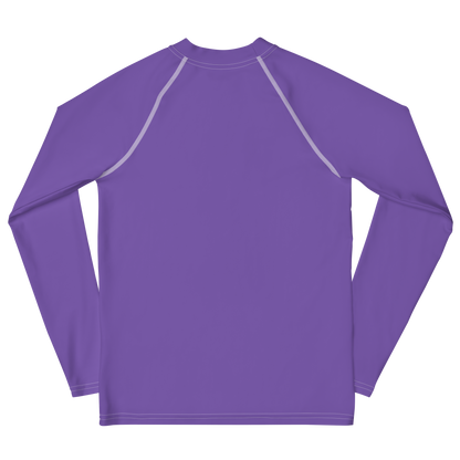 Michigan Upper Peninsula Rash Guard (w/ UP Outline) | Youth - Lake Iris