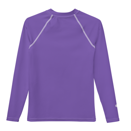 Michigan Upper Peninsula Rash Guard (w/ UP Outline) | Youth - Lake Iris