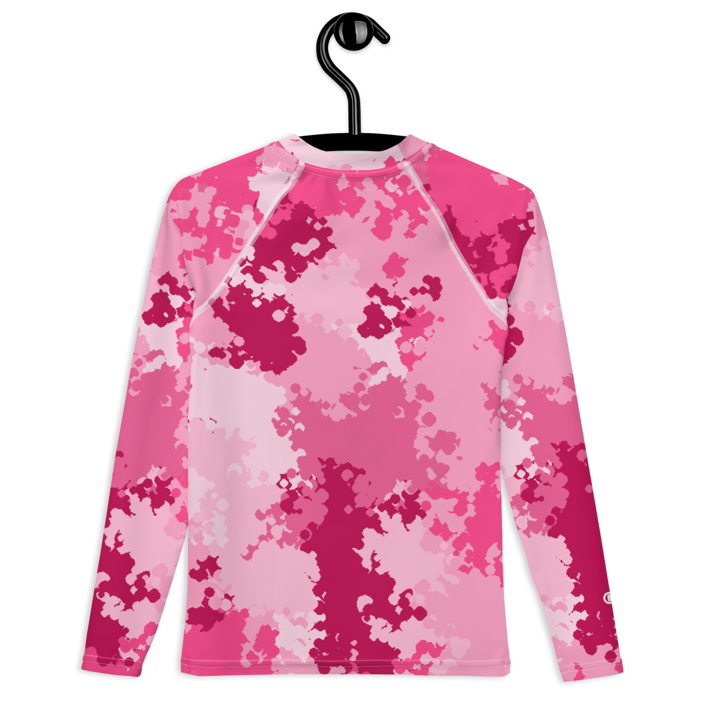 Michigan Upper Peninsula Rash Guard (w/ UP Outline) | Youth - Pink Camo