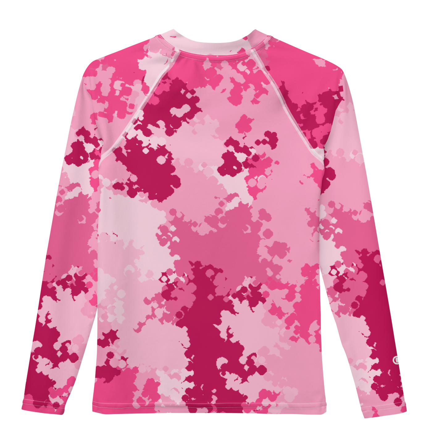 Michigan Upper Peninsula Rash Guard (w/ UP Outline) | Youth - Pink Camo